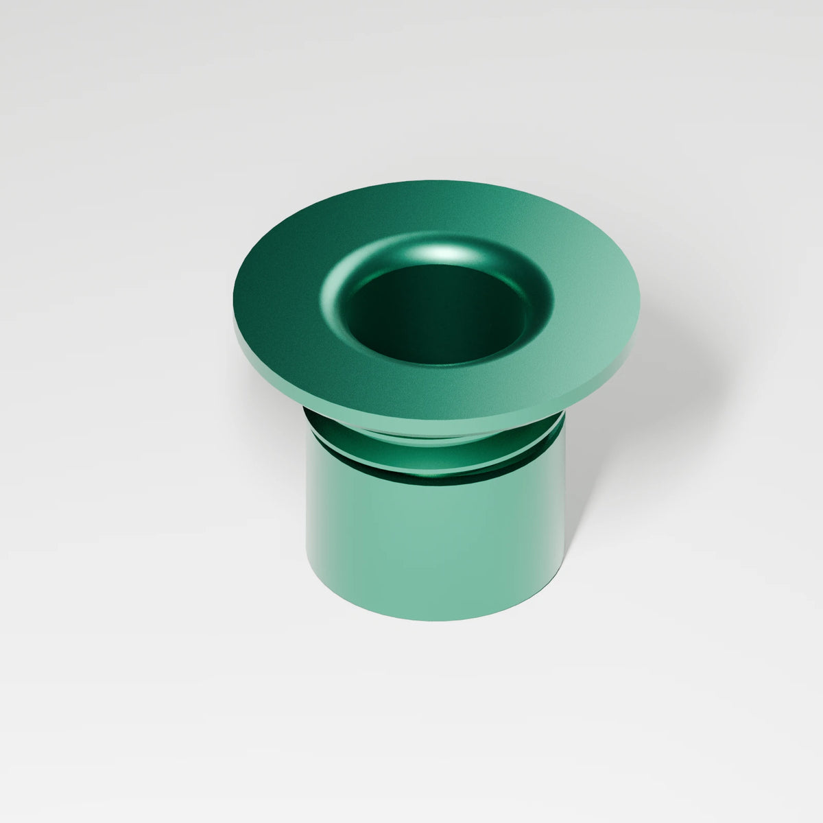 14mm M Series Carb Adapter — Emerald, three quarter view