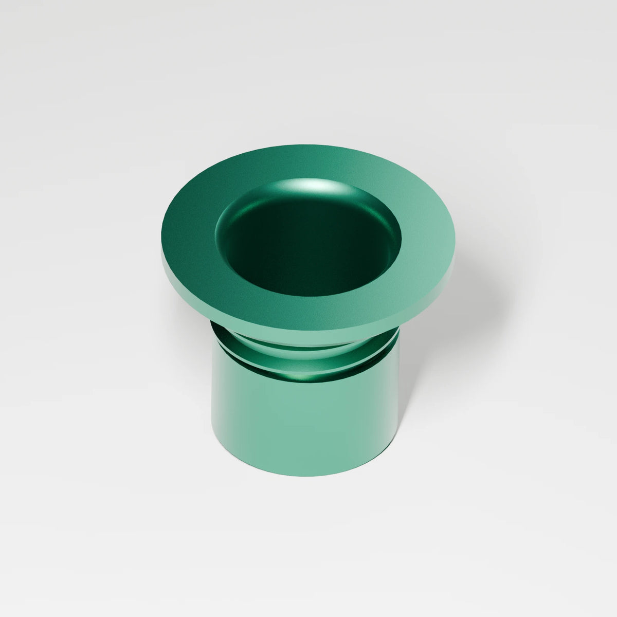 18mm M Series Carb Adapter — Emerald, three quarter view