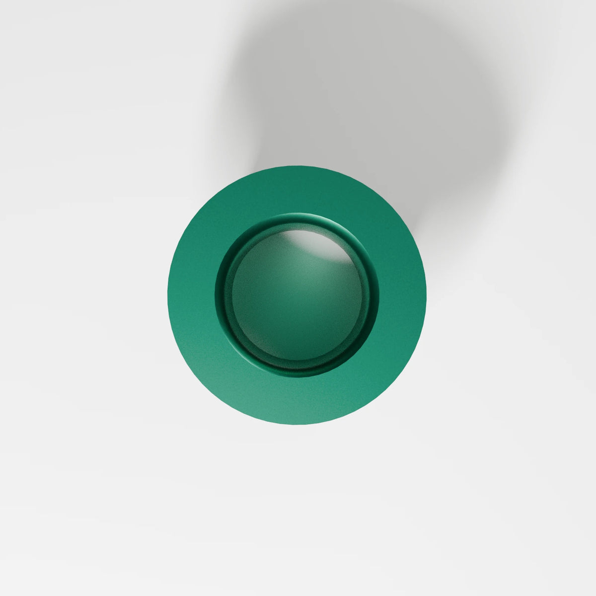 18mm M Series Carb Adapter — Emerald, top view