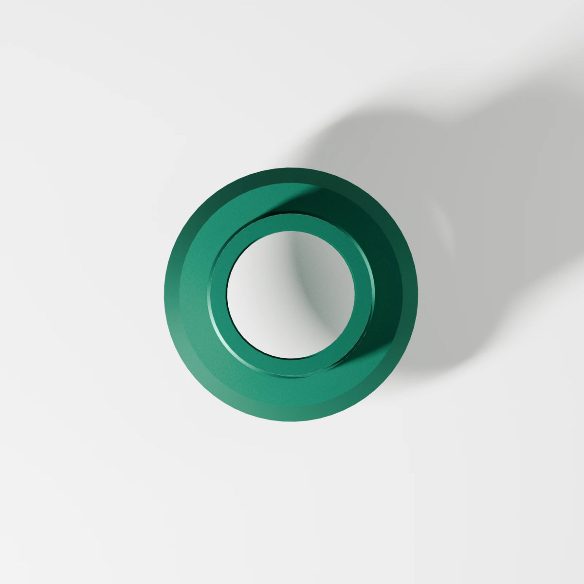 18mm M Series Carb Adapter — Emerald, underside view