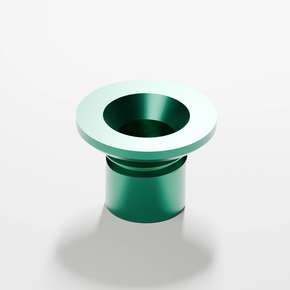 M Series Carb Bowl Piece — Emerald, opposite view