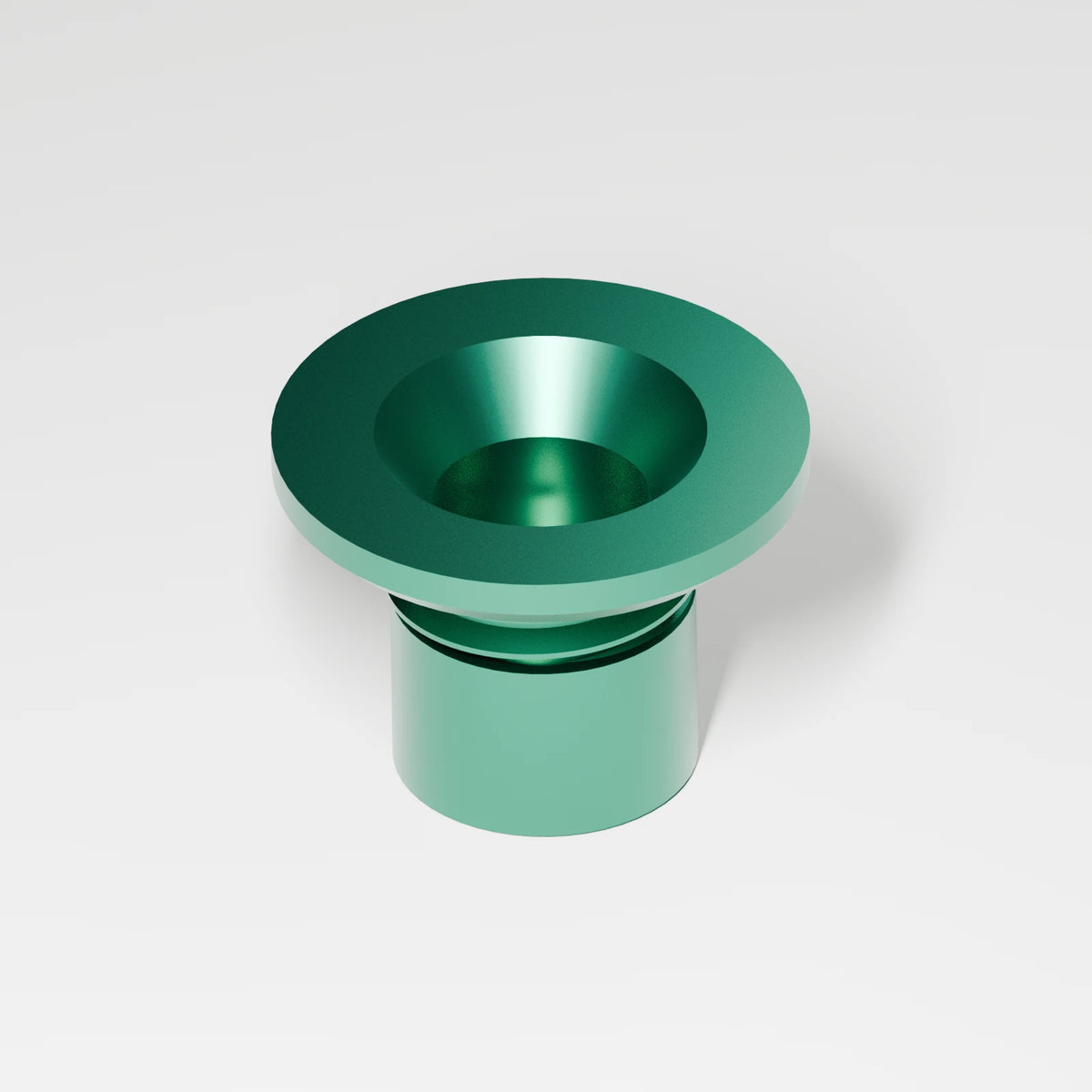 M Series Carb Bowl Piece — Emerald, three quarter view