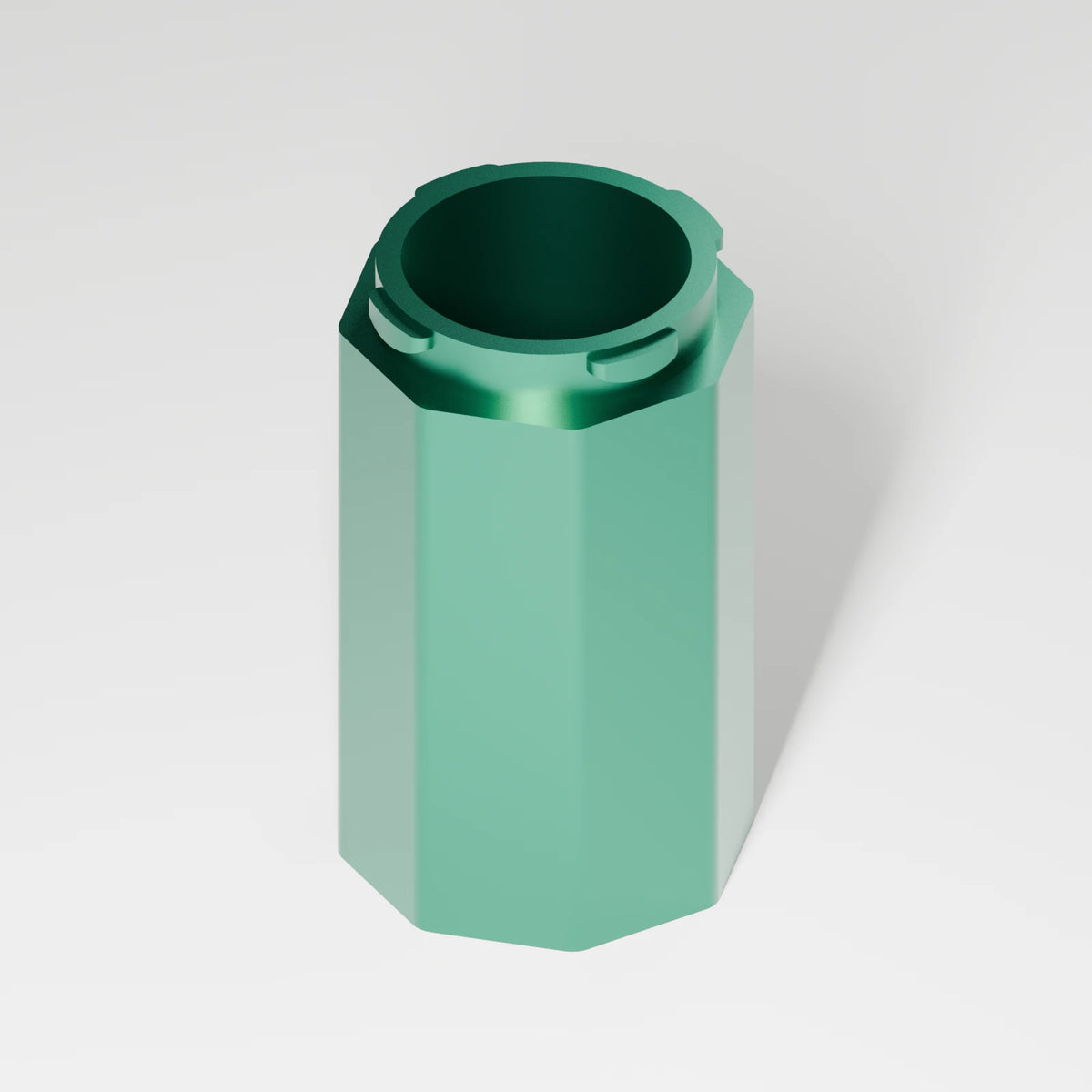 M2/M3 Large Chamber — Emerald, three quarter view