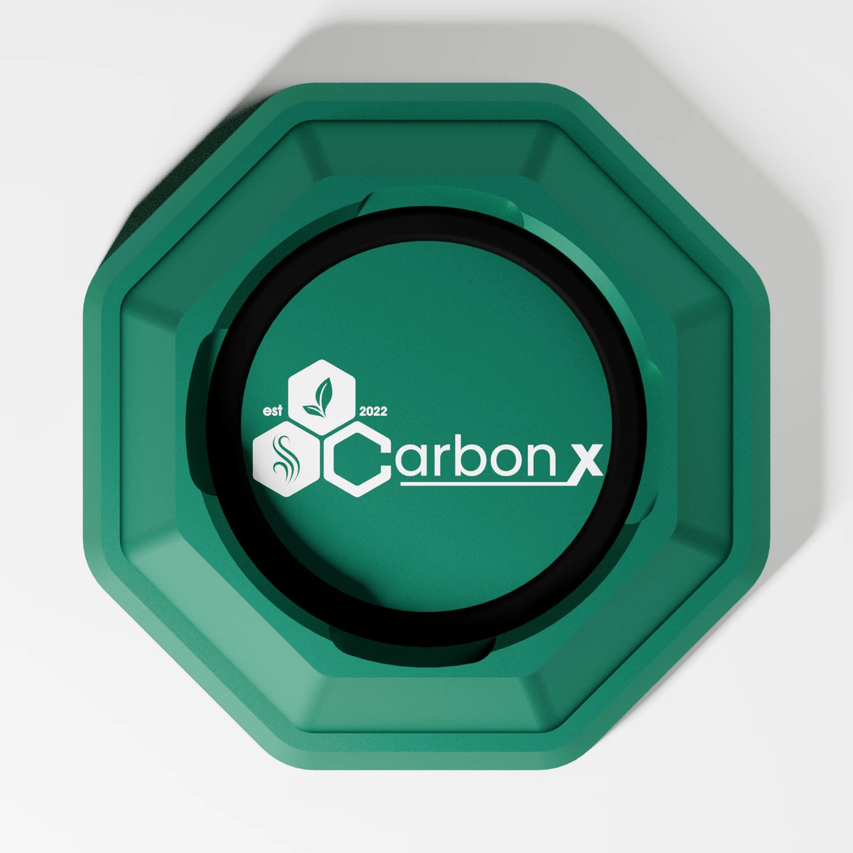 M2 Base Plate — Emerald, top view