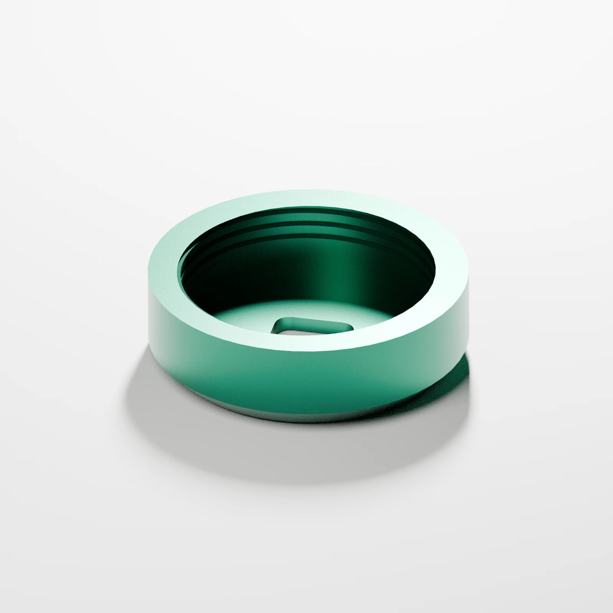 M2/M3 Downstem Cap — Emerald, opposite view