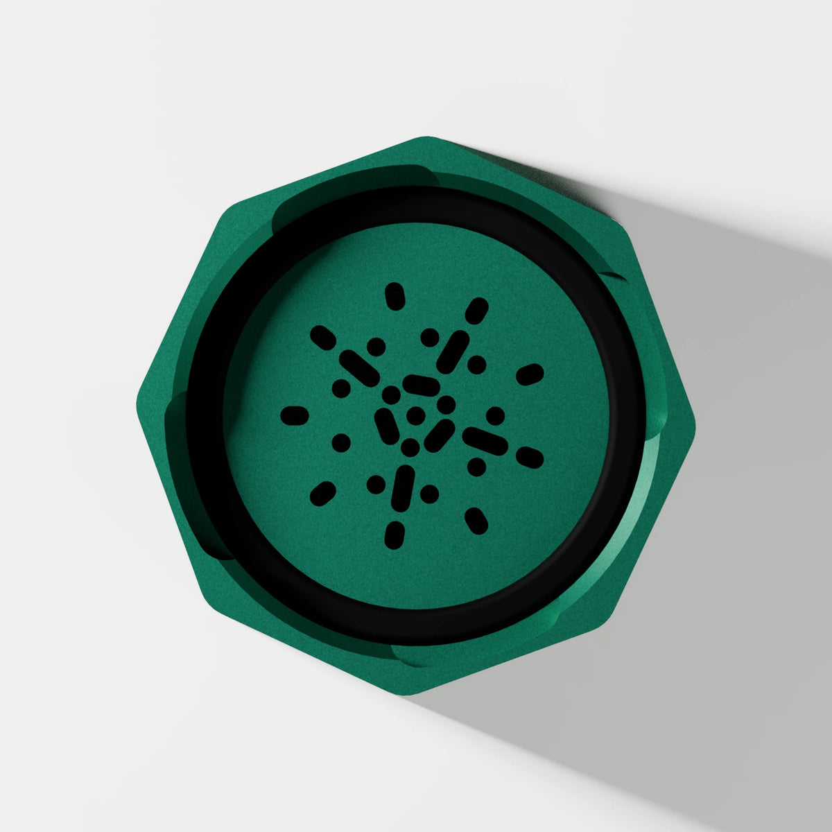 M2/M3 XL Mouthpiece — Emerald, underside view