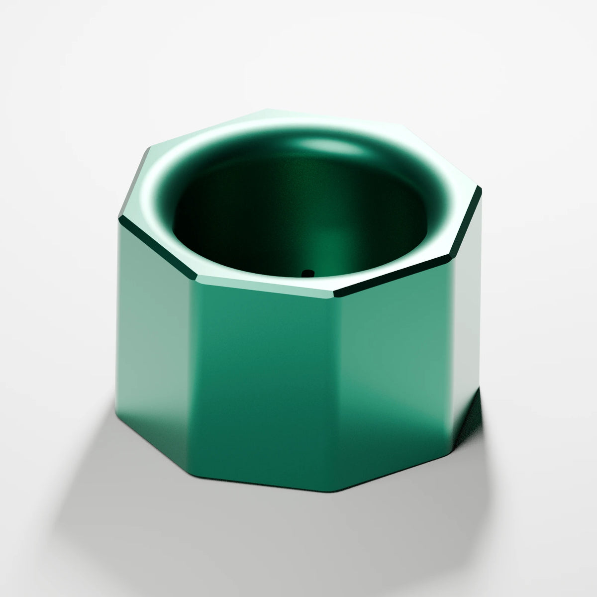 M2/M3 Mouthpiece — Emerald, opposite view