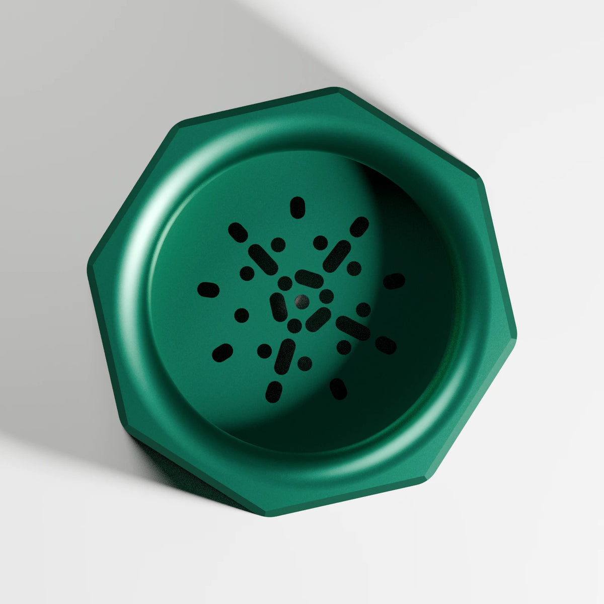M2/M3 Mouthpiece — Emerald, top view