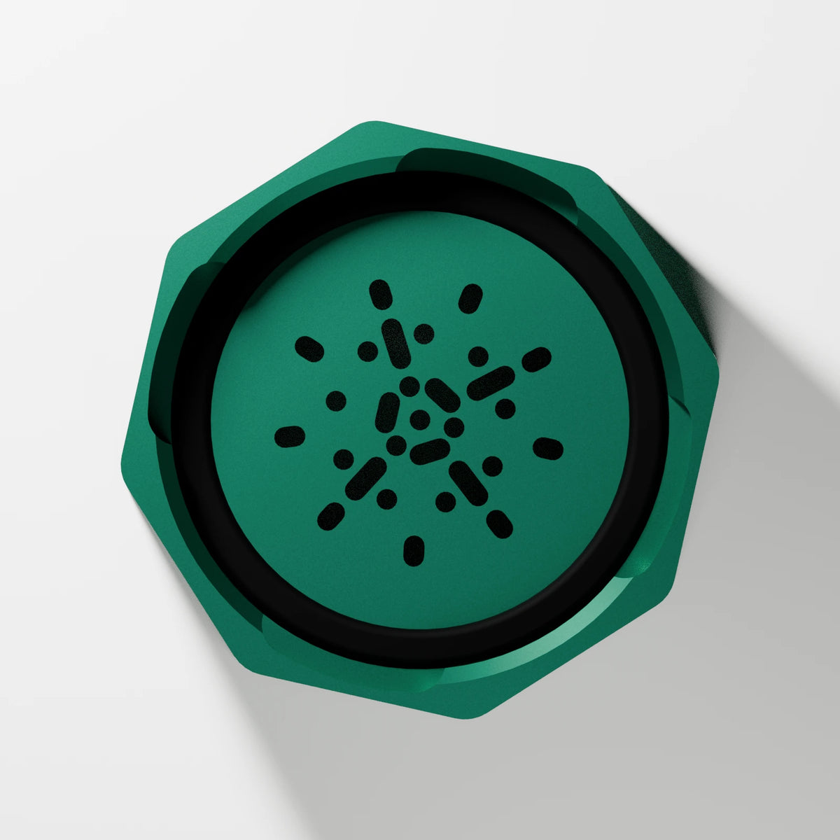 M2/M3 Mouthpiece — Emerald, underside view