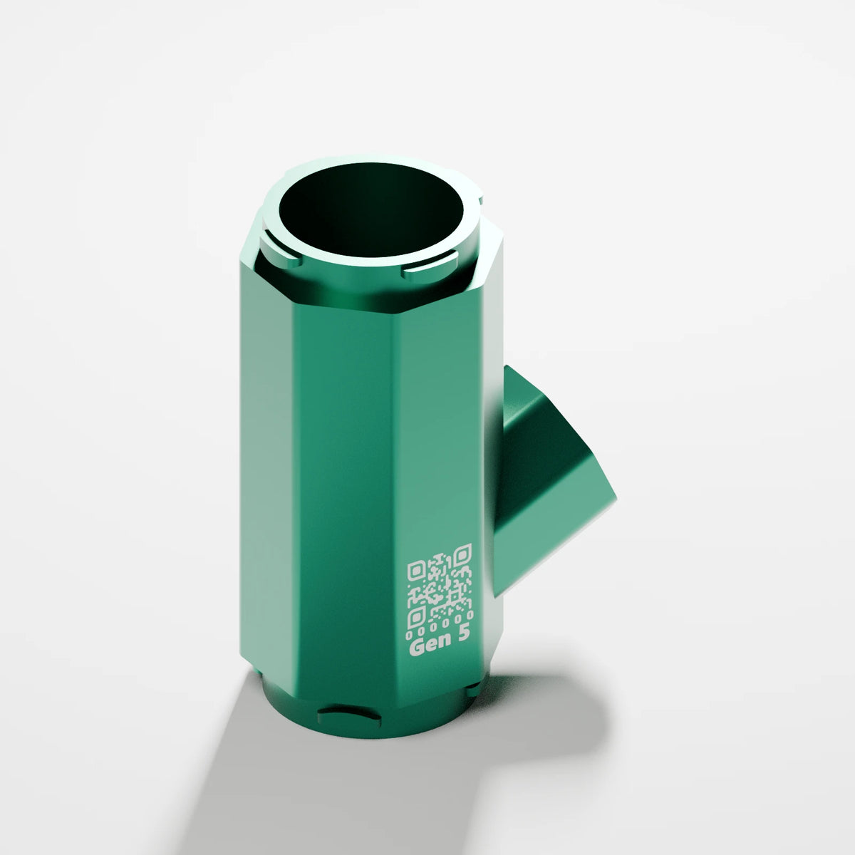 M2 Water Chamber — Emerald, opposite view
