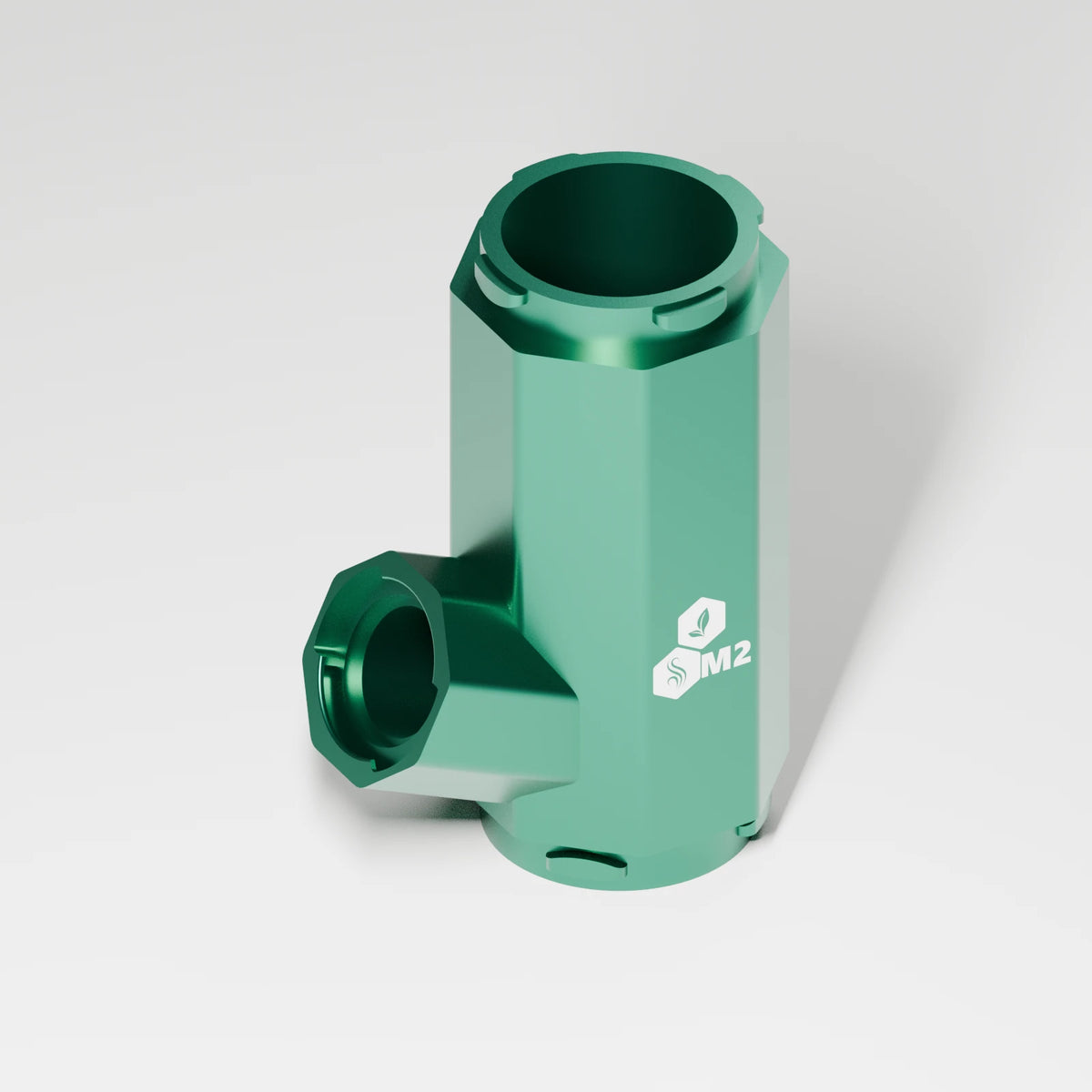 M2 Water Chamber — Emerald, three quarter view