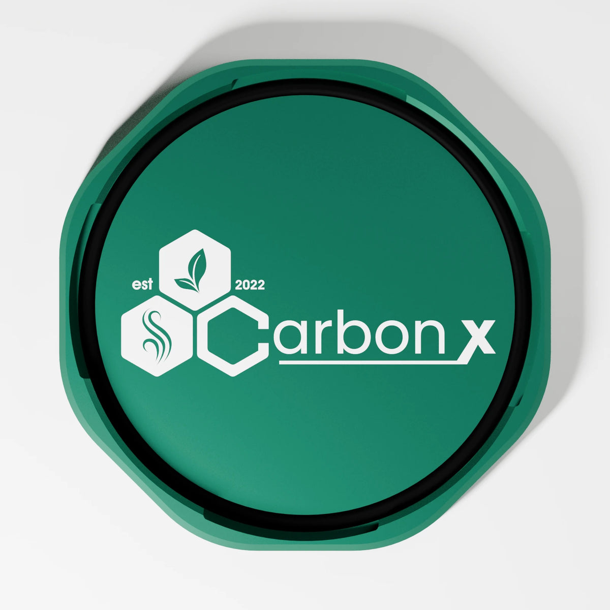 M3 Base Plate — Emerald, top view
