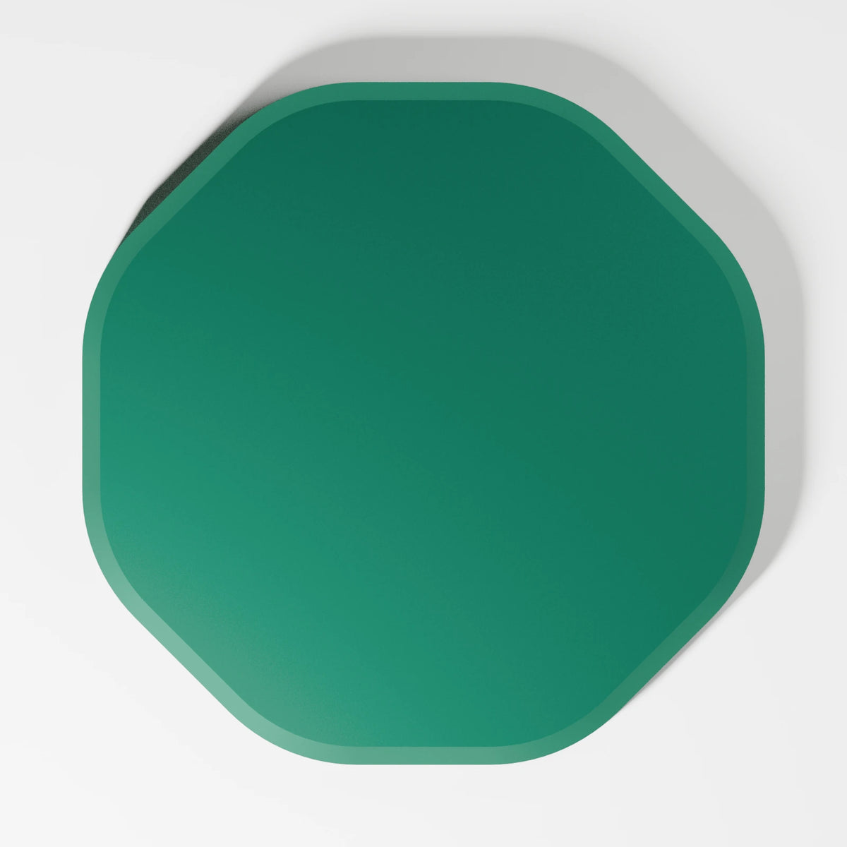 M3 Base Plate — Emerald, underside view