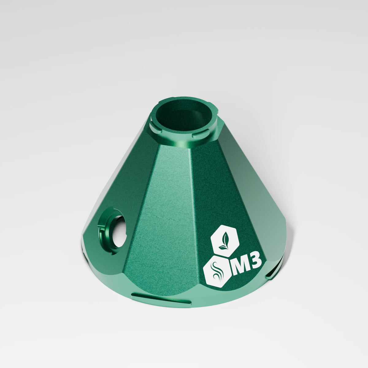 M3 Water Chamber — Emerald, three quarter view