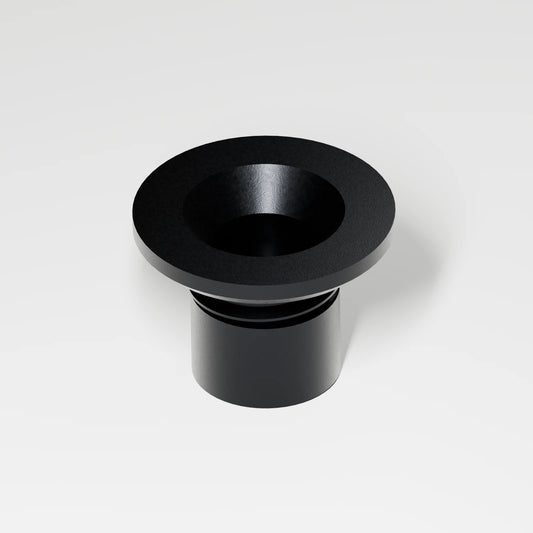 M Series Carb Bowl Piece — Obsidian, three quarter view
