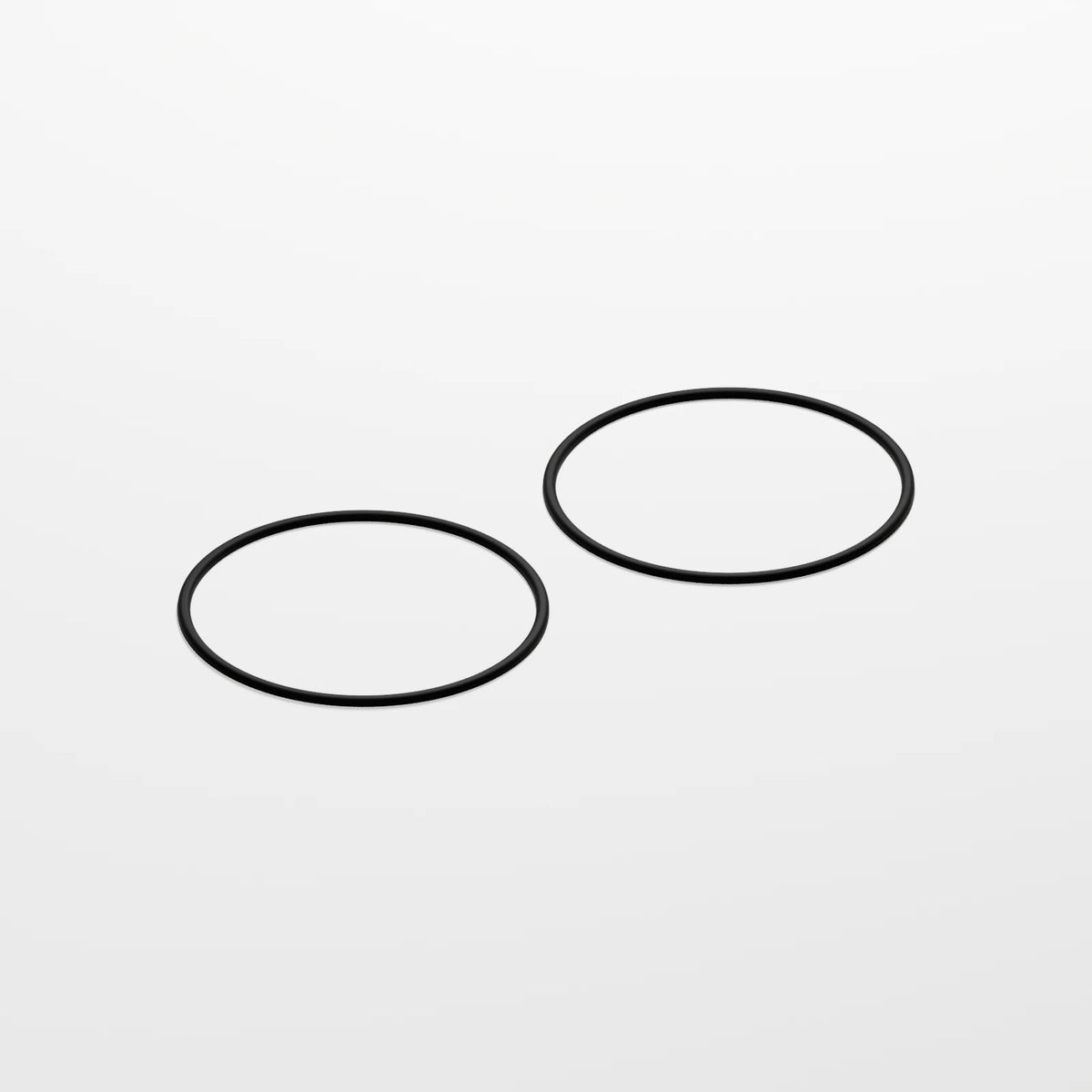 Large O-Ring (Pack of 2) — Fixed black silicone, opposite view