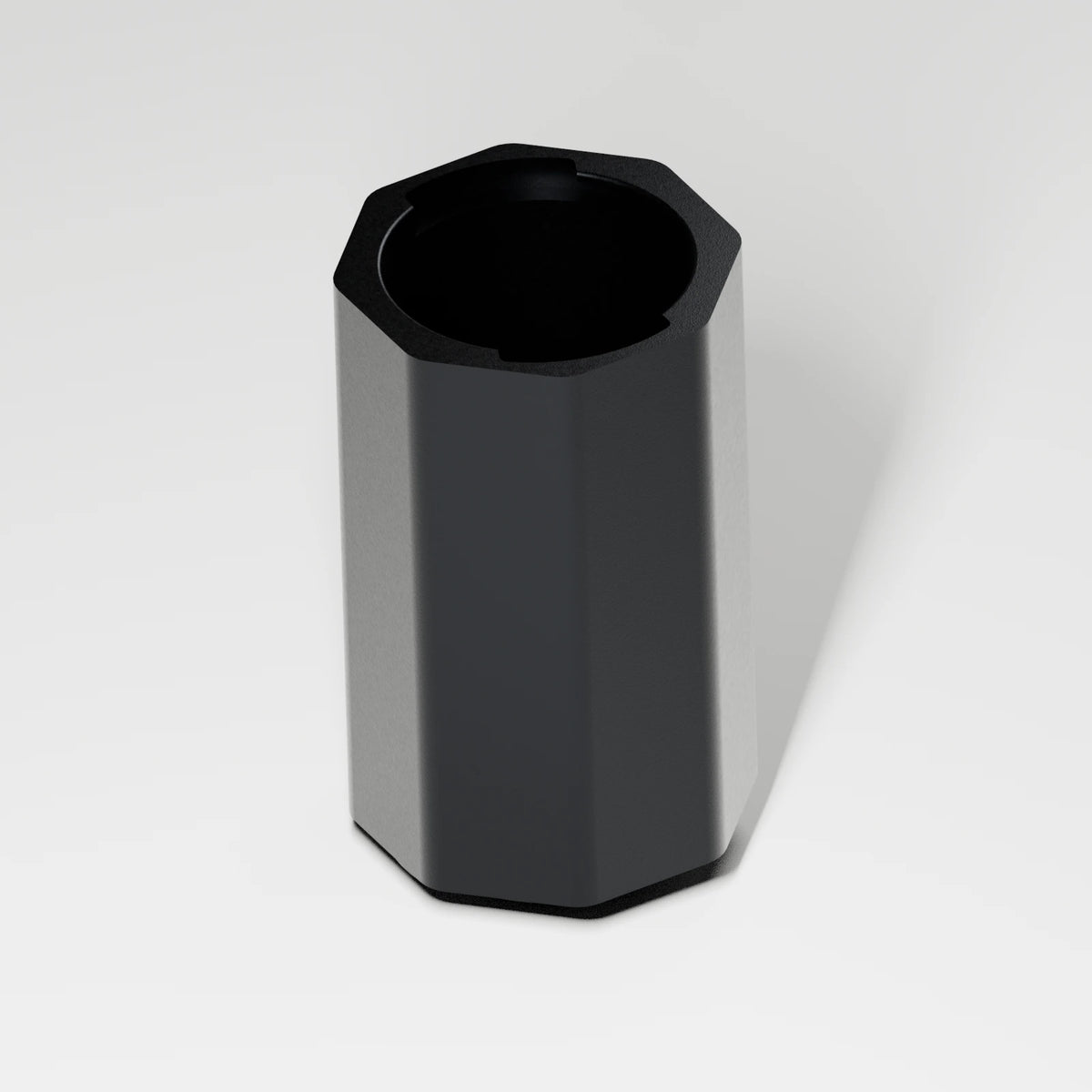 M1 Exterior Chamber — Obsidian, three quarter view
