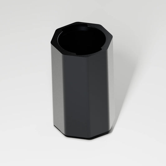 M1 Exterior Chamber — Obsidian, three quarter view