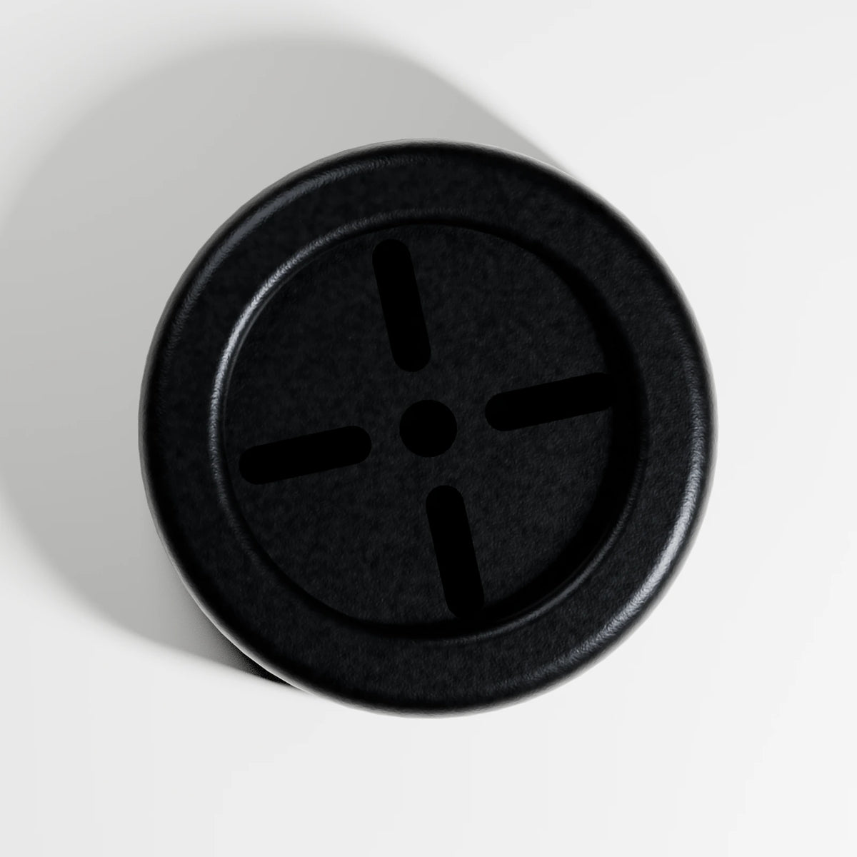 M1 Internal Chamber Cap — Obsidian, top view