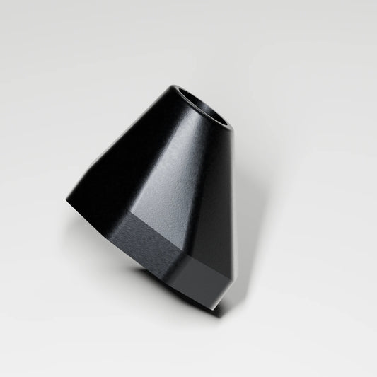 M1 Mouth Piece — Obsidian, three quarter view