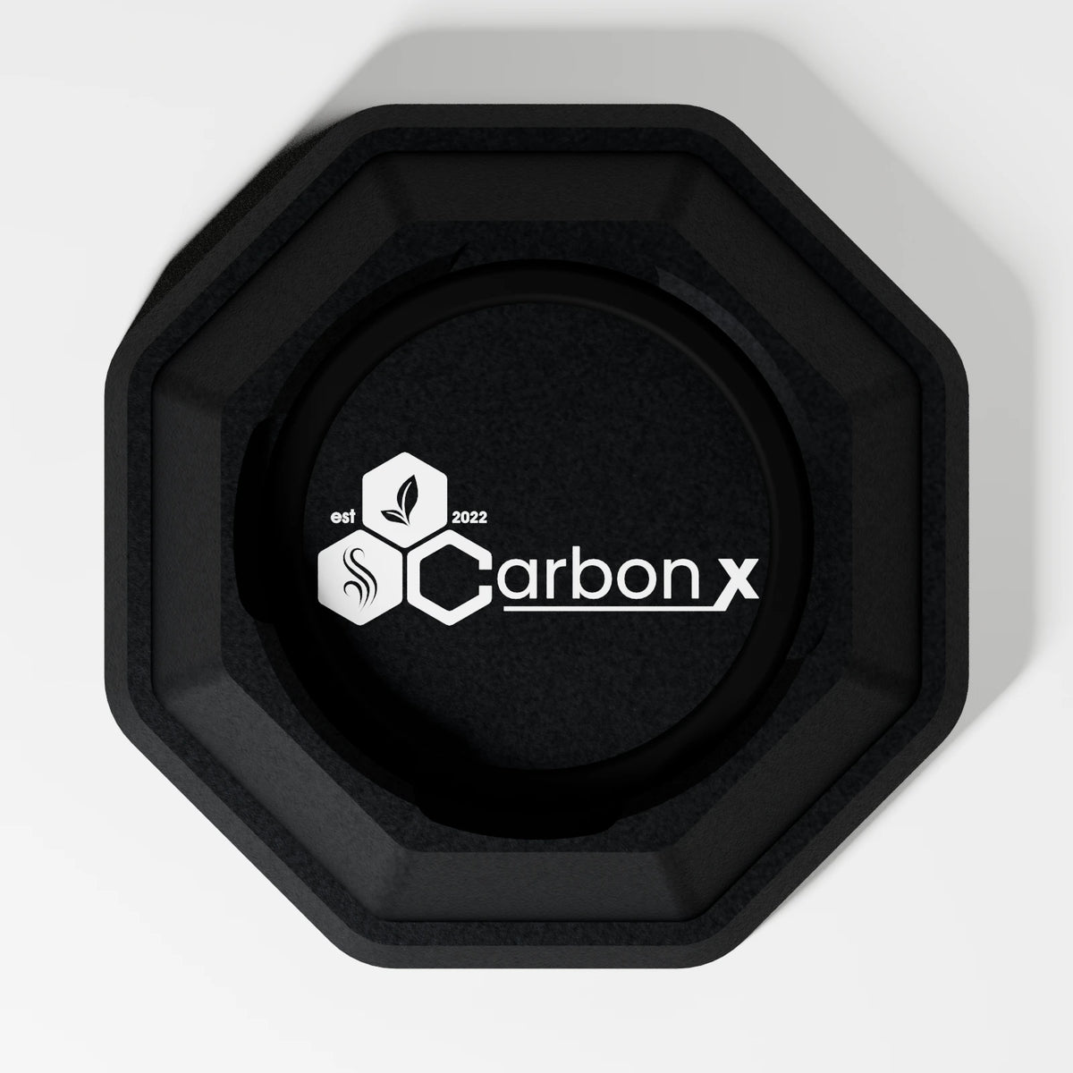 M2 Base Plate — Obsidian, top view
