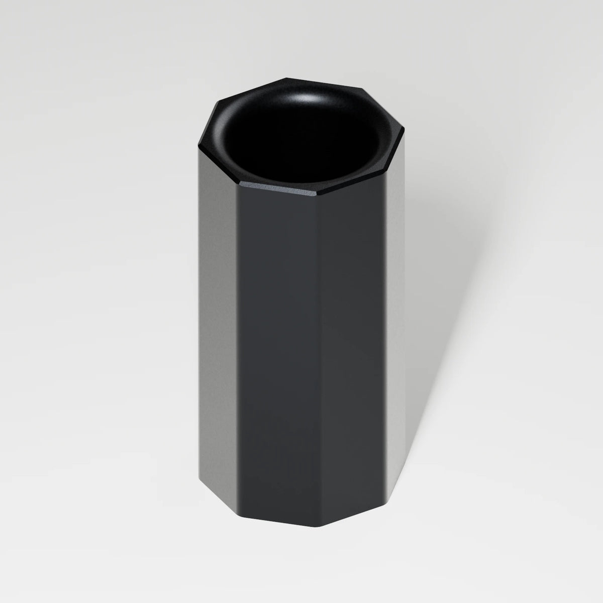 M2/M3 XL Mouthpiece — Obsidian, three quarter view