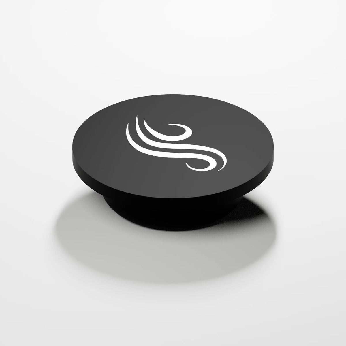 M2/M3 Mouthpiece Cap — Fixed black silicone, opposite view