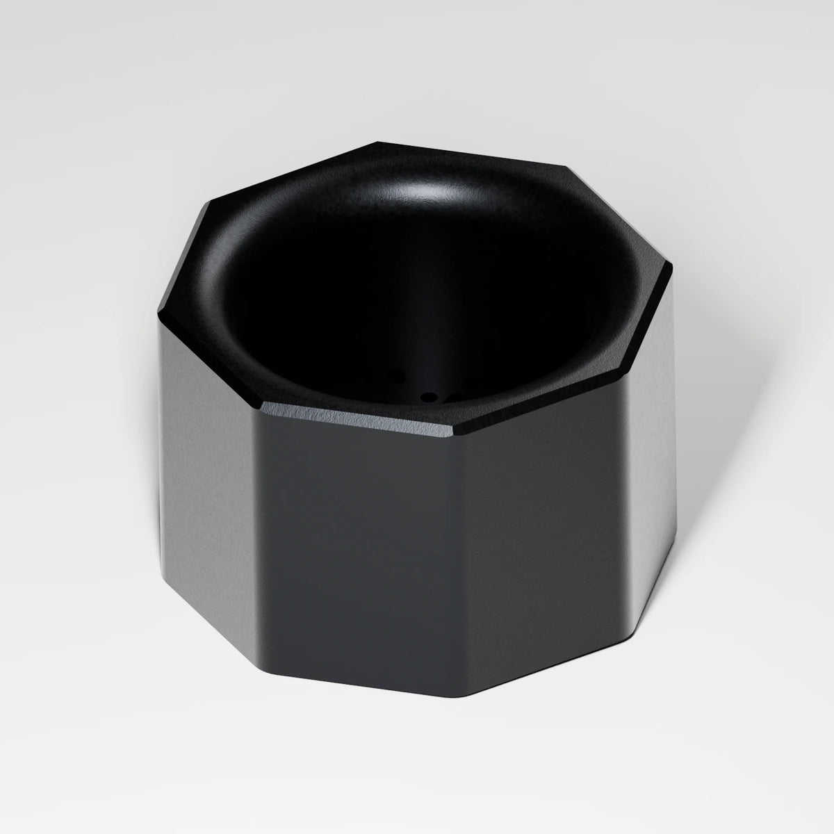 M2/M3 Mouthpiece — Obsidian, three quarter view