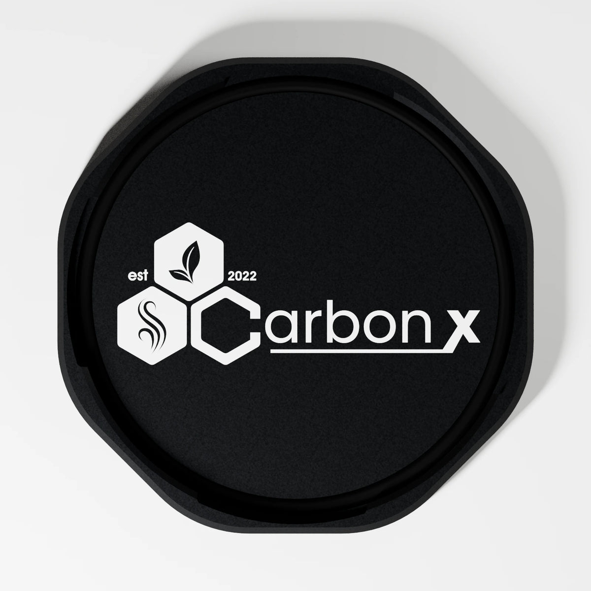 M3 Base Plate — Obsidian, top view