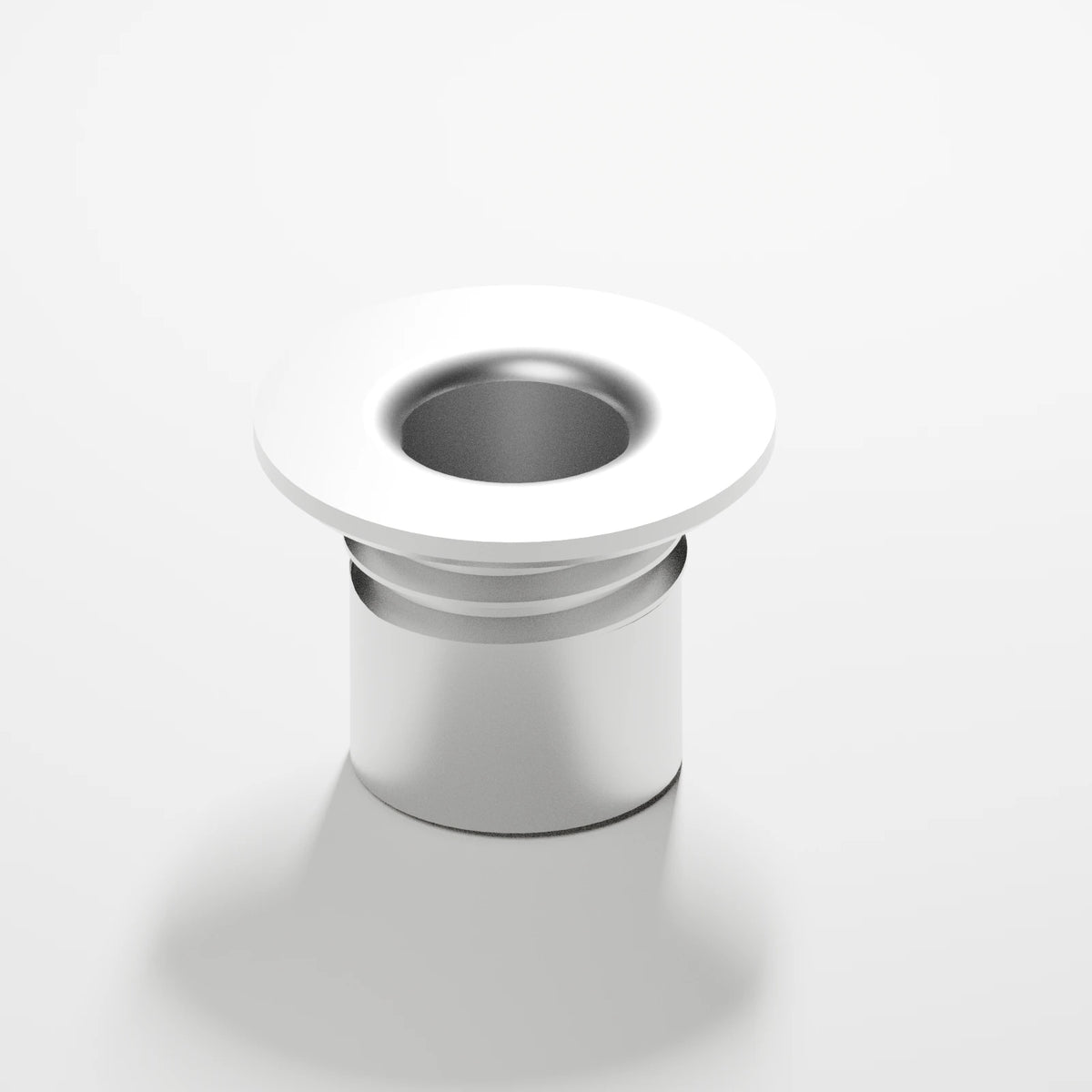 14mm M Series Carb Adapter — Platinum, opposite view