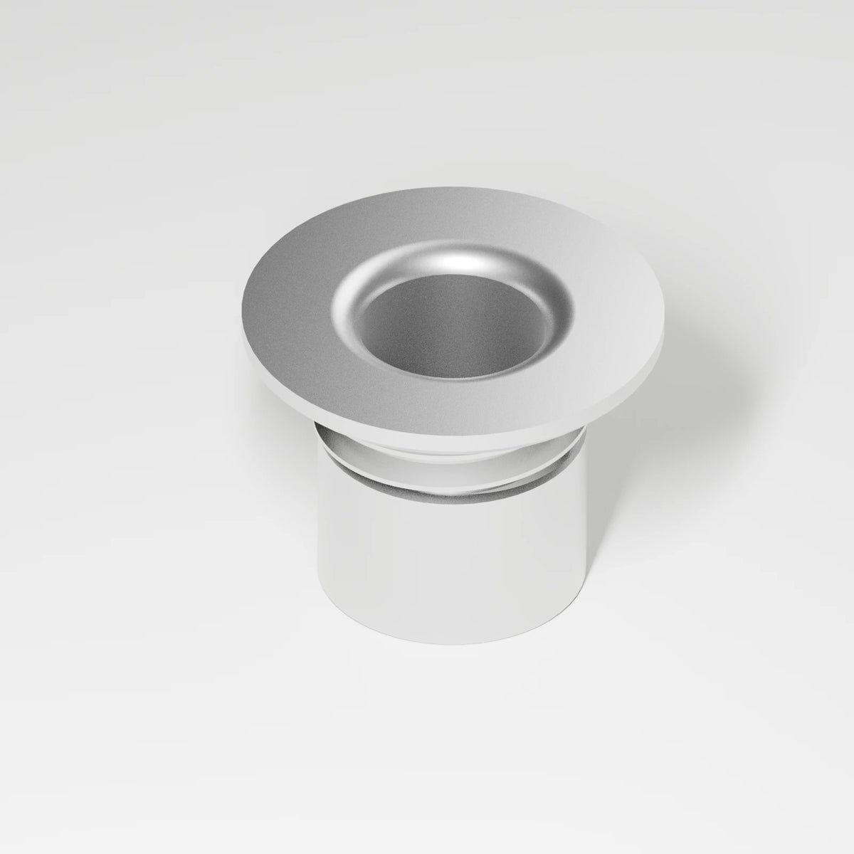 14mm M Series Carb Adapter — Platinum, three quarter view