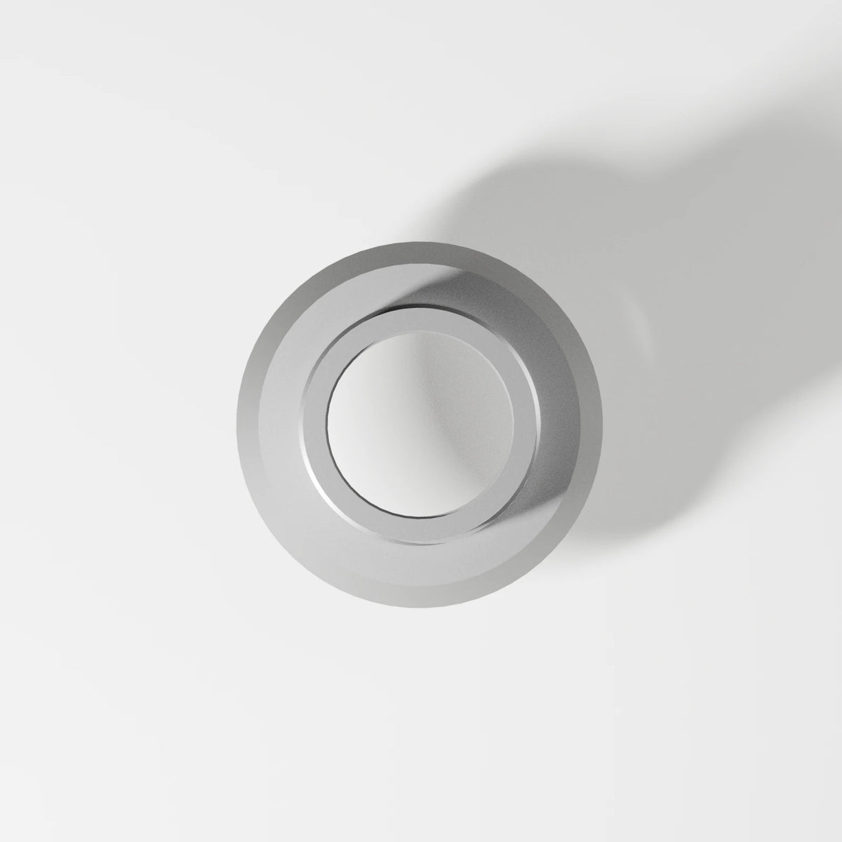 18mm M Series Carb Adapter — Platinum, underside view