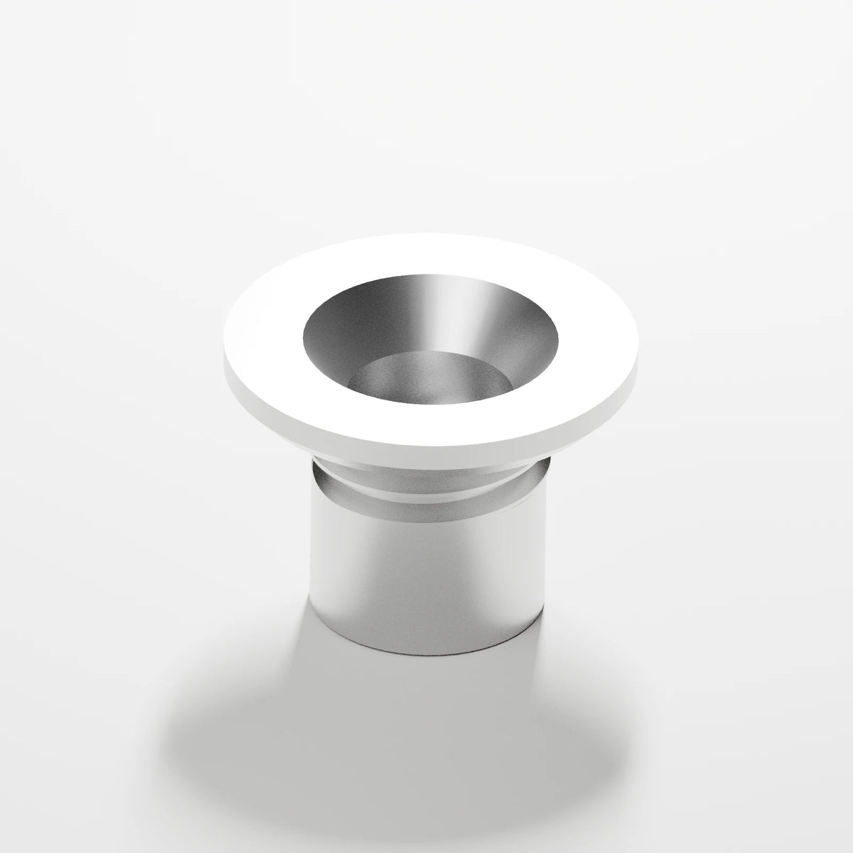 M Series Carb Bowl Piece — Platinum, opposite view