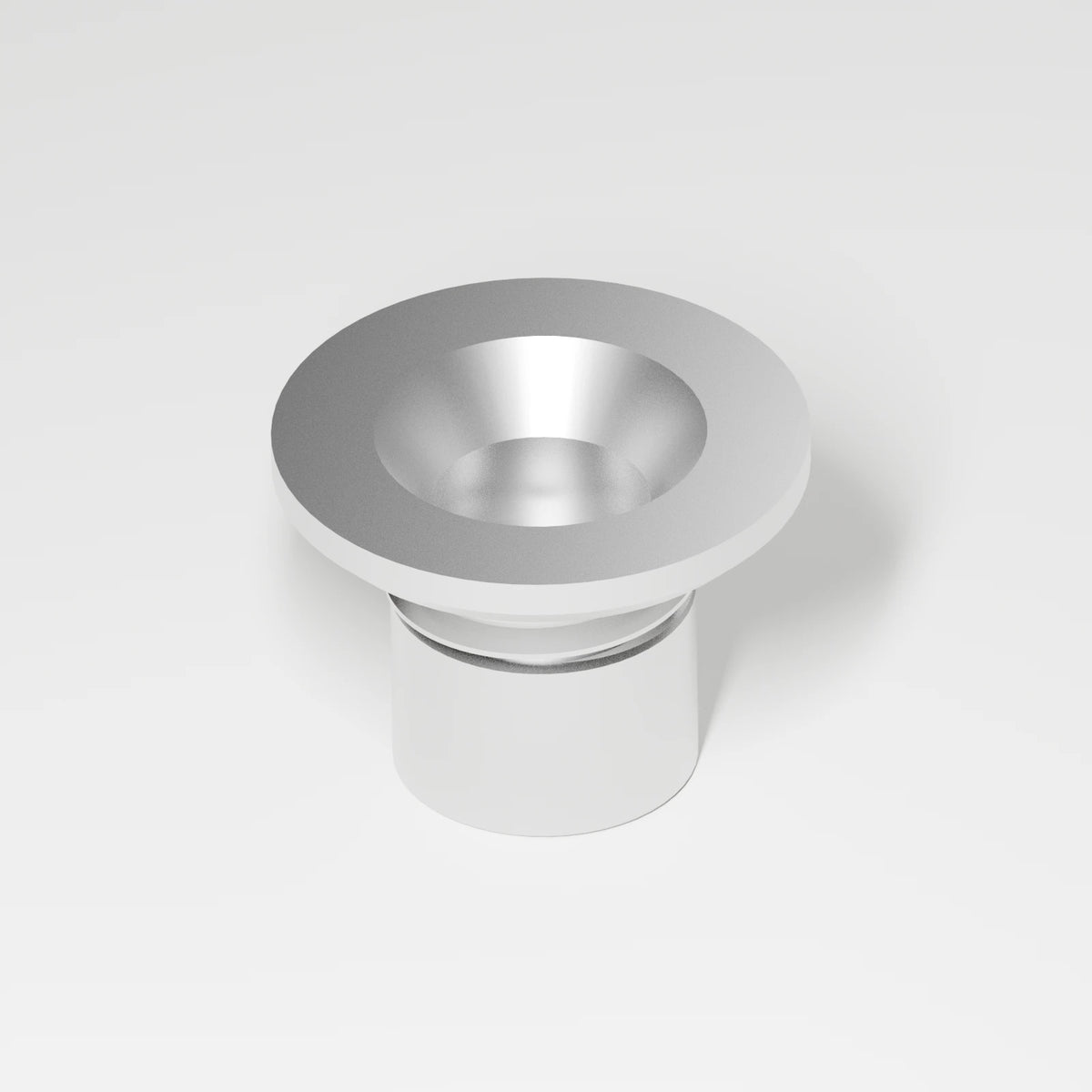 M Series Carb Bowl Piece — Platinum, three quarter view