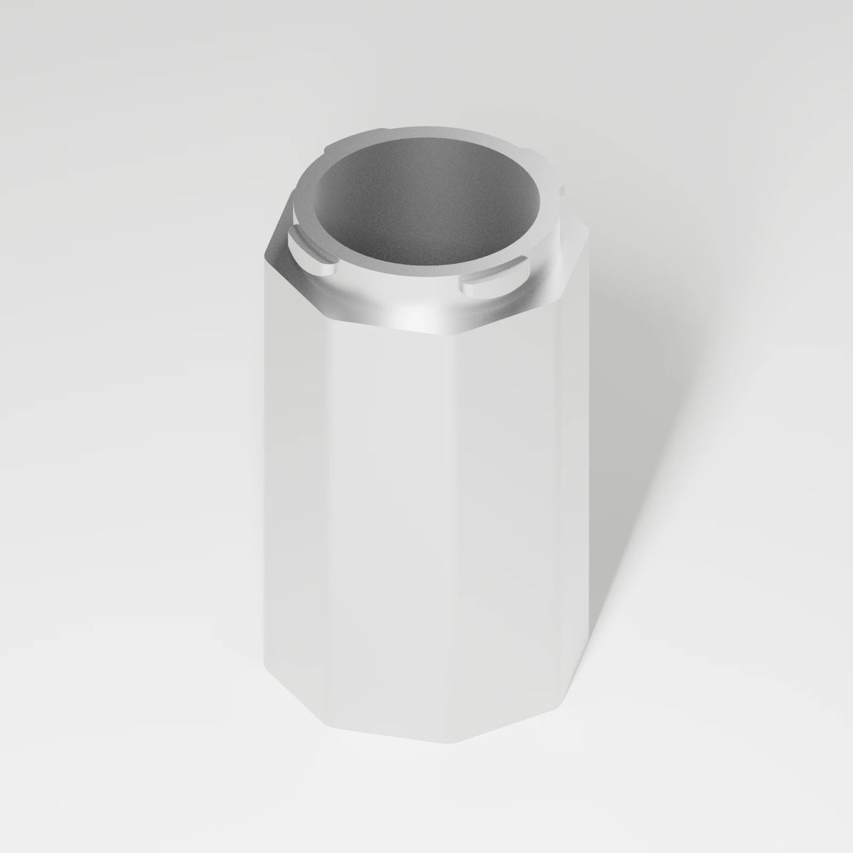 M2/M3 Large Chamber — Platinum, three quarter view