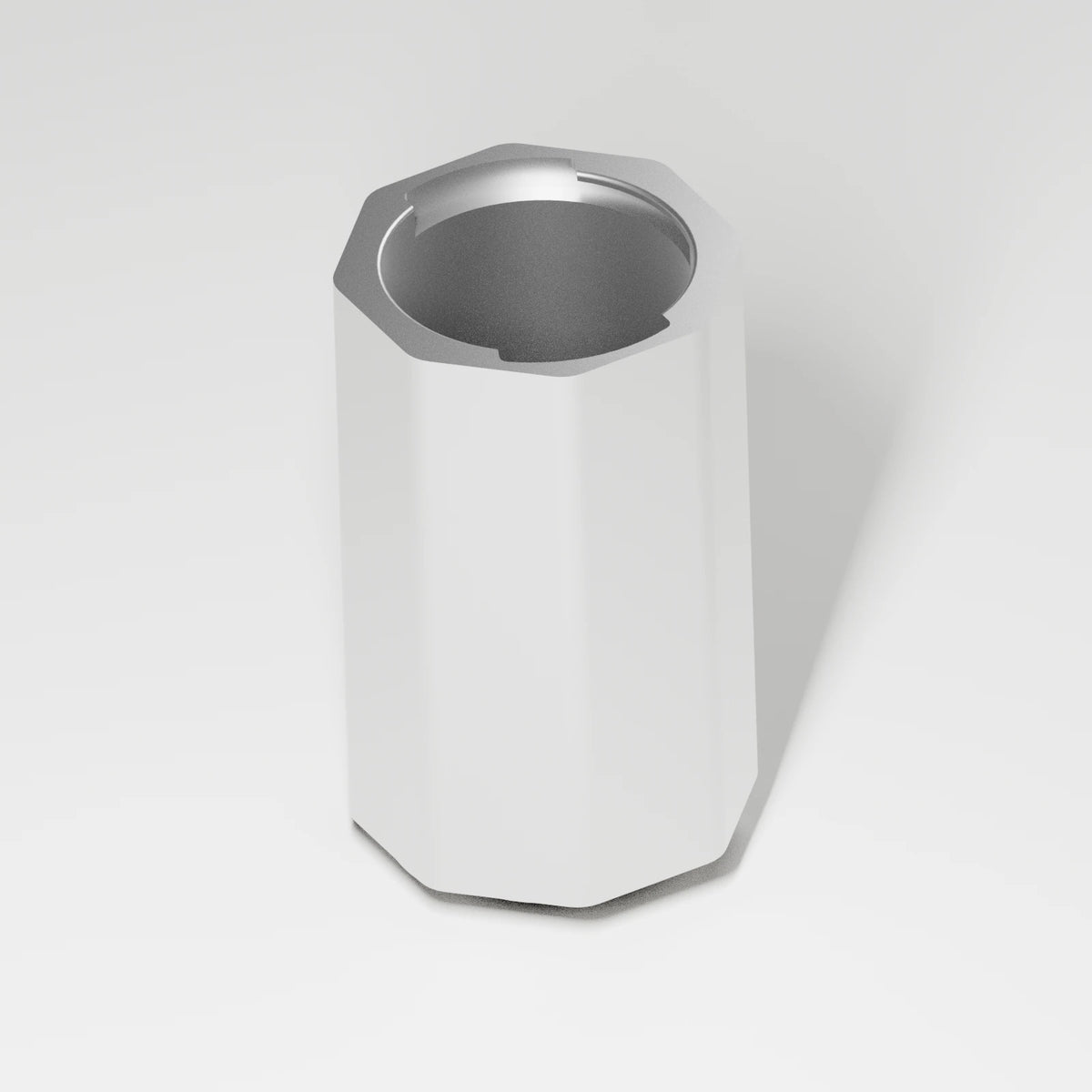 M1 Exterior Chamber — Platinum, three quarter view