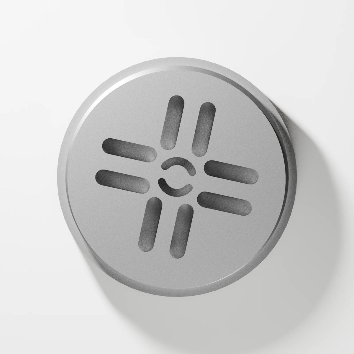 M1 Internal Chamber Cap — Platinum, underside view