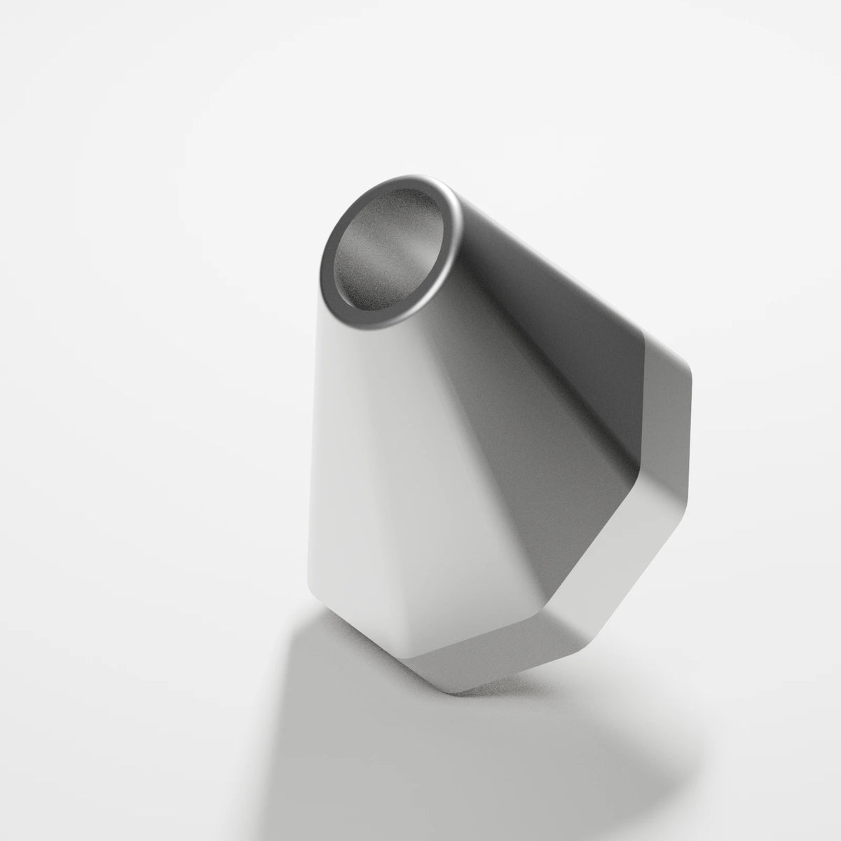 M1 Mouth Piece — Platinum, opposite view