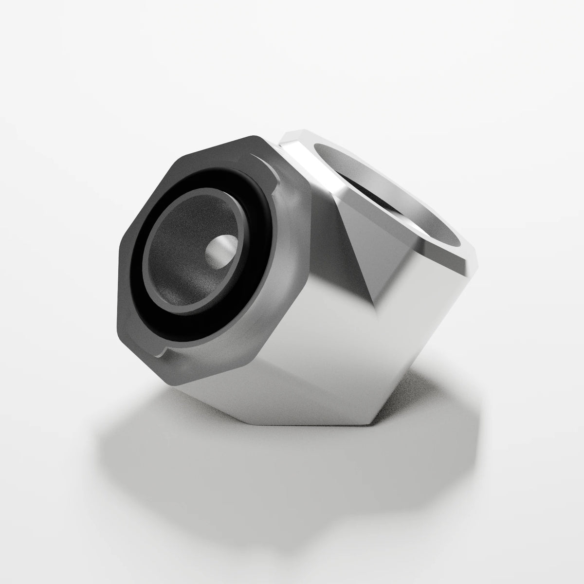 M1 Bowl Piece — Platinum, opposite view