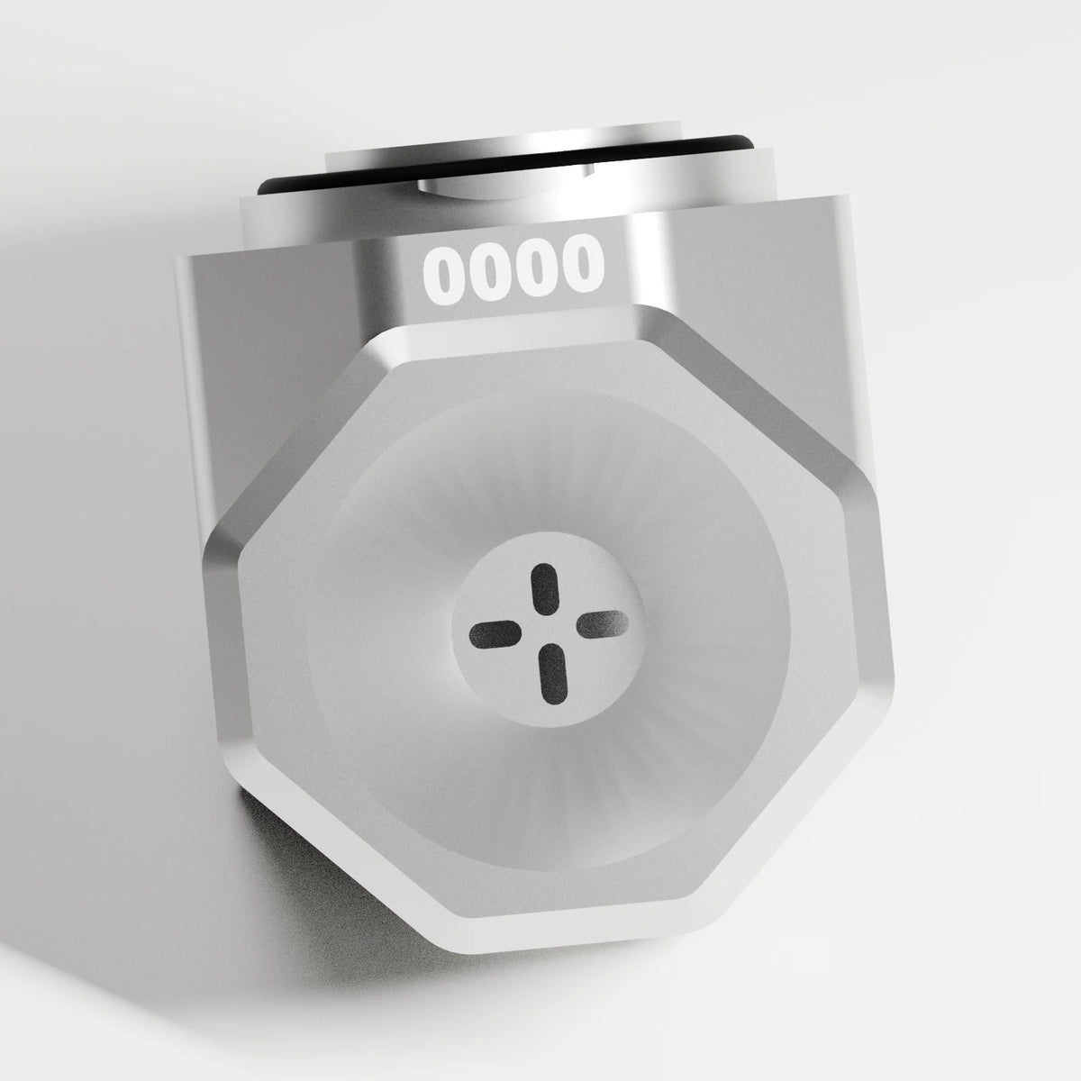 M1 Bowl Piece — Platinum, top view