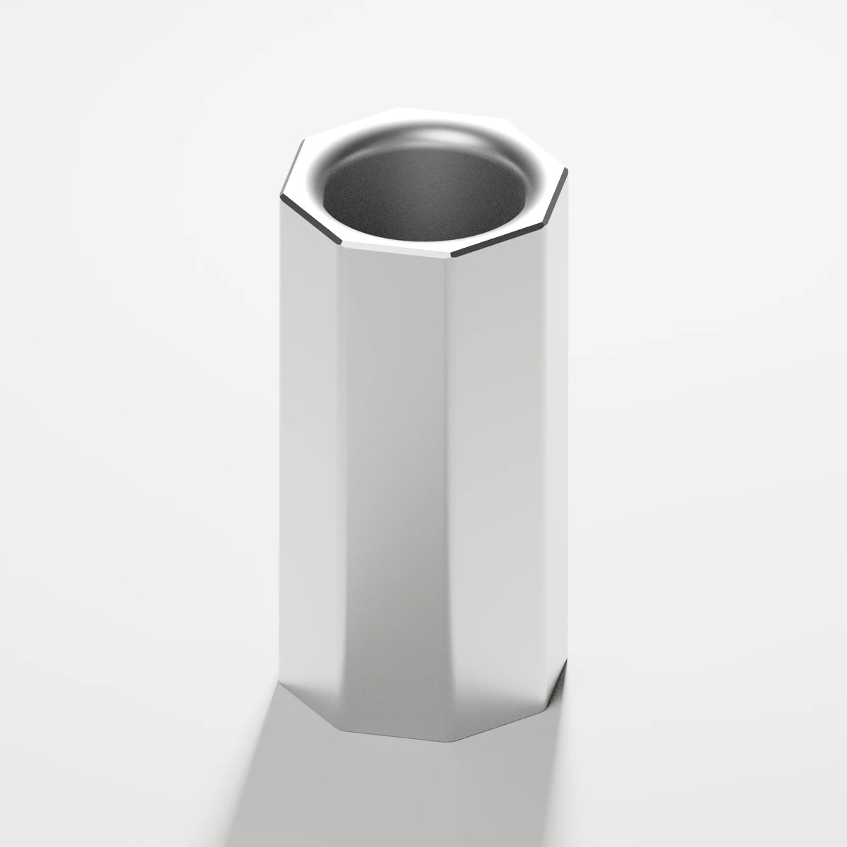 M2/M3 XL Mouthpiece — Platinum, opposite view