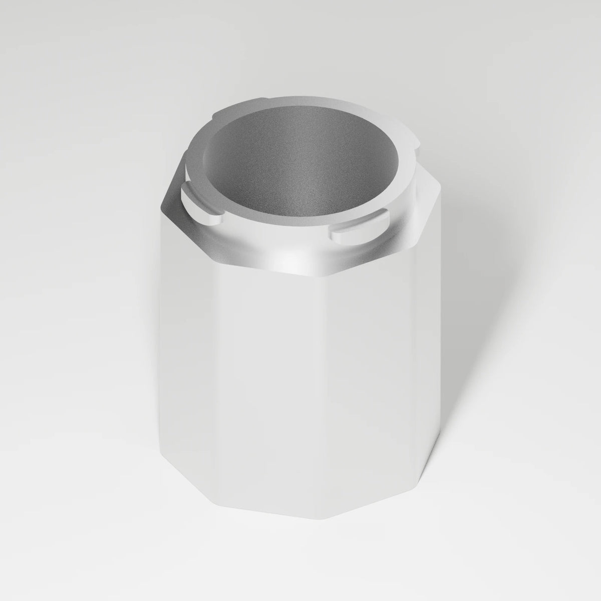 M2/M3 Medium Chamber — Platinum, three quarter view