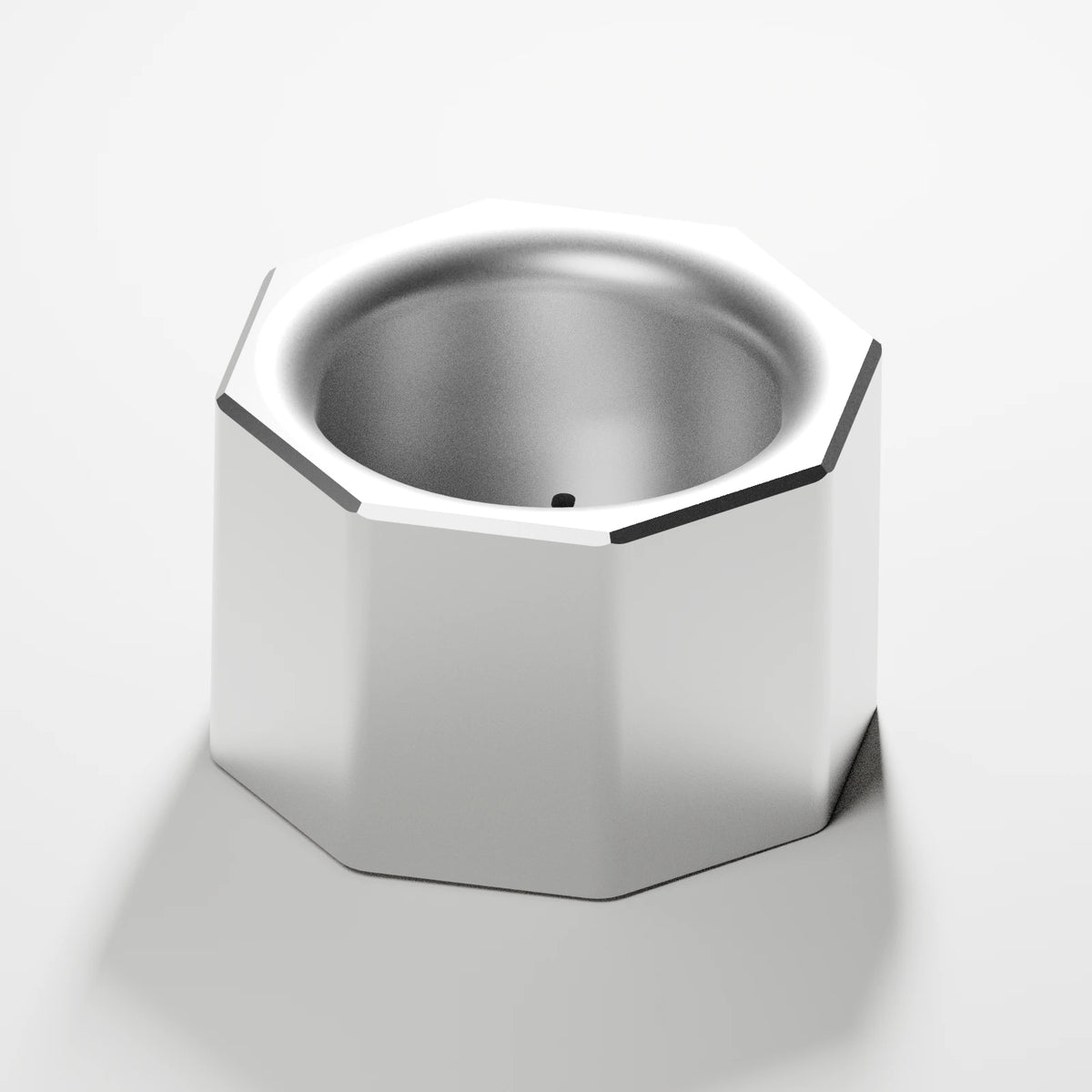 M2/M3 Mouthpiece — Platinum, opposite view