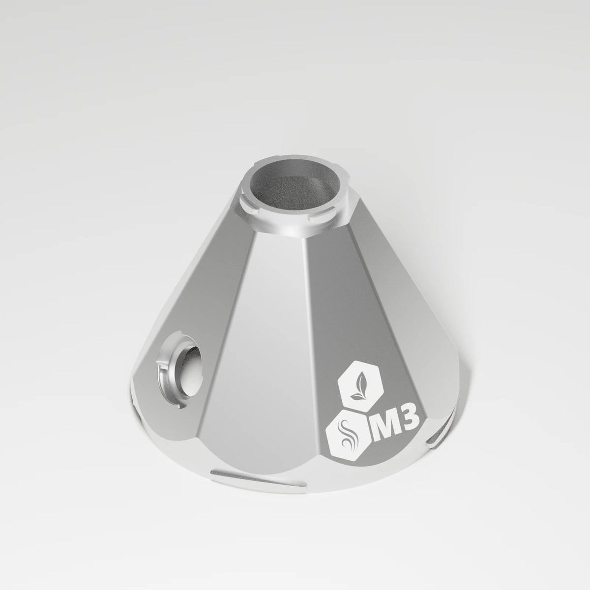 M3 Water Chamber — Platinum, three quarter view