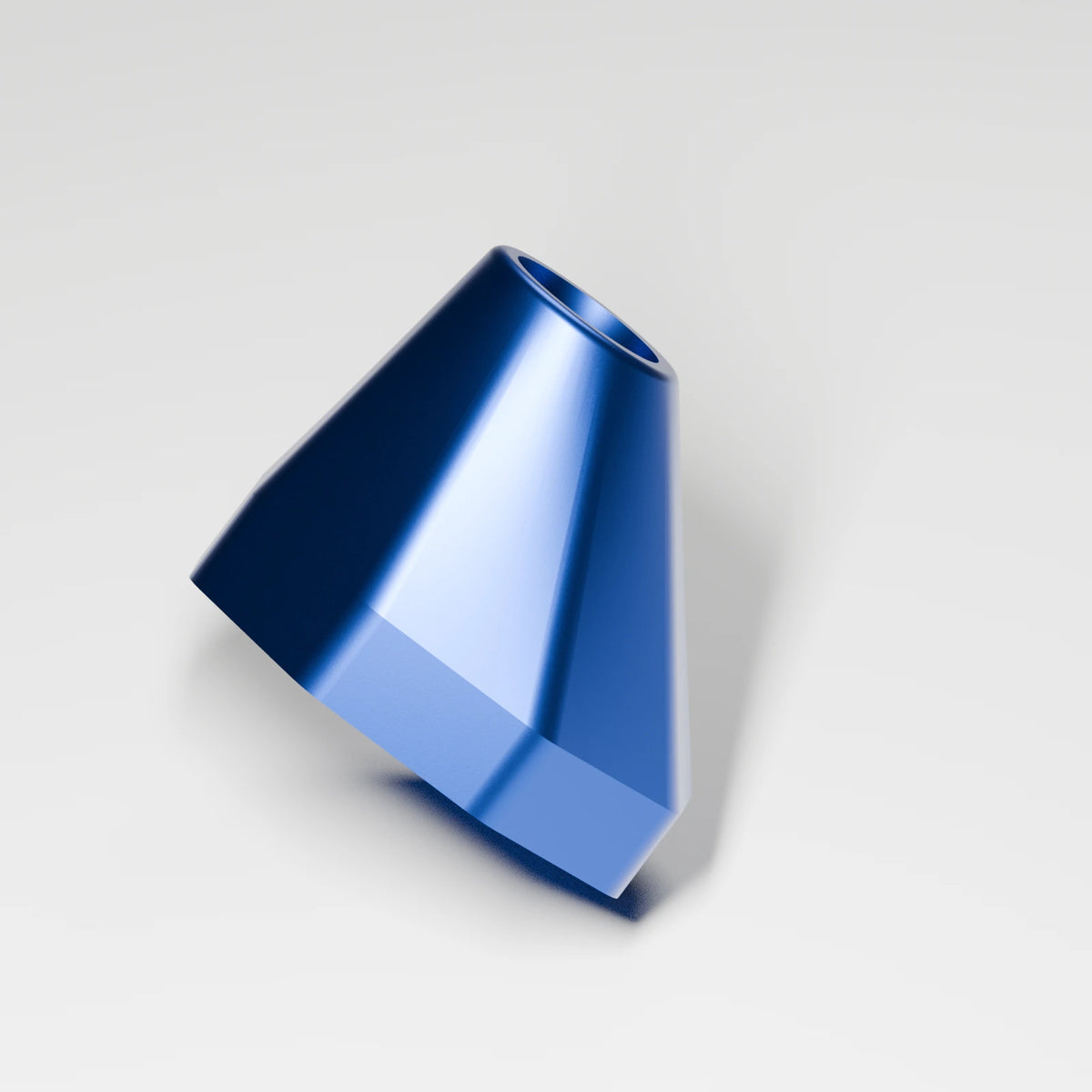 M1 Mouth Piece — Sapphire, three quarter view