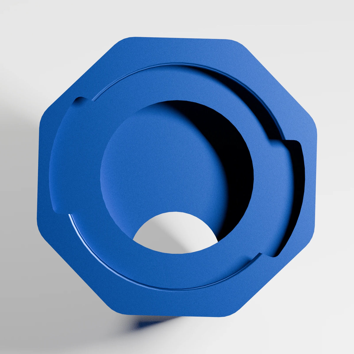 M1 Mouth Piece — Sapphire, underside view