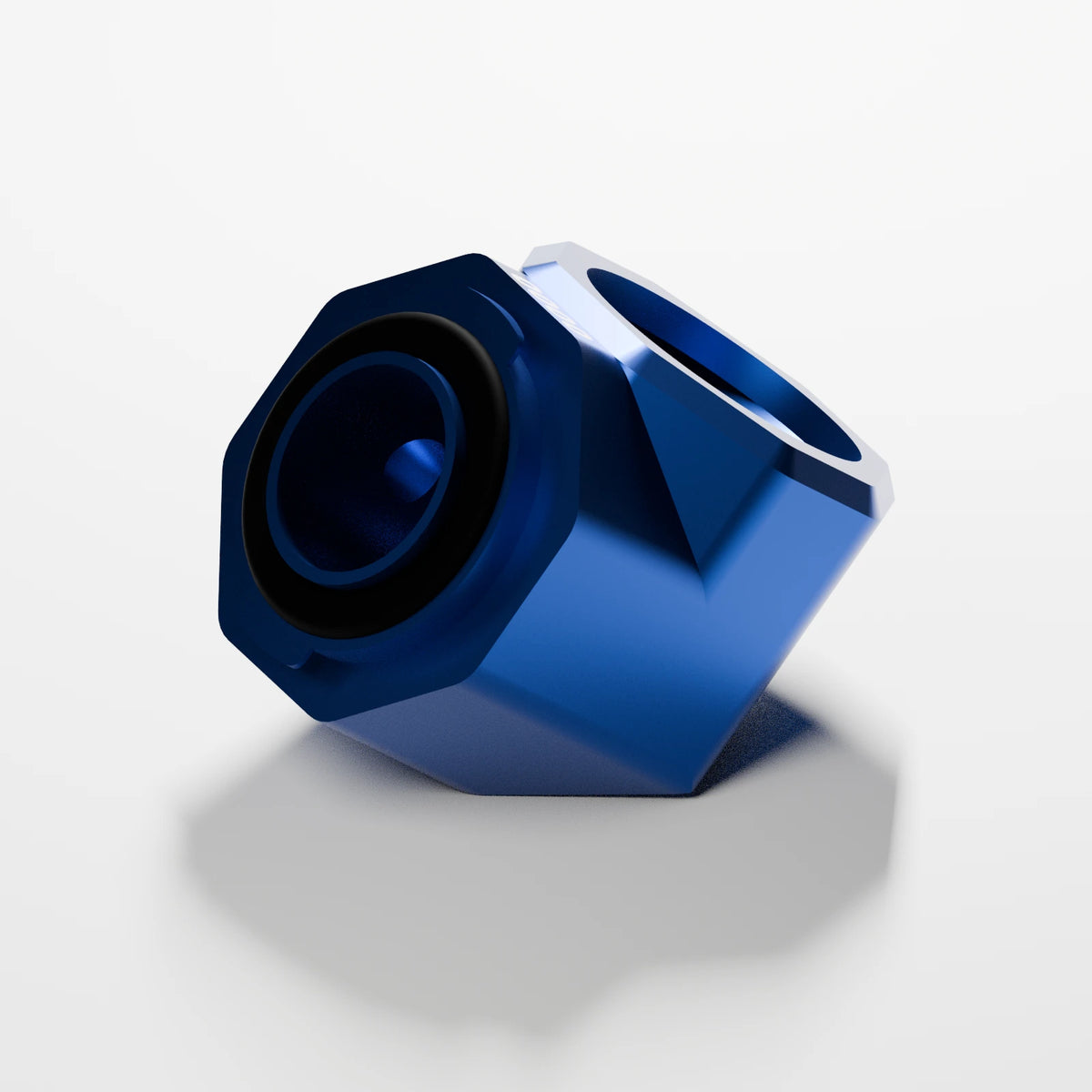 M1 Bowl Piece — Sapphire, opposite view