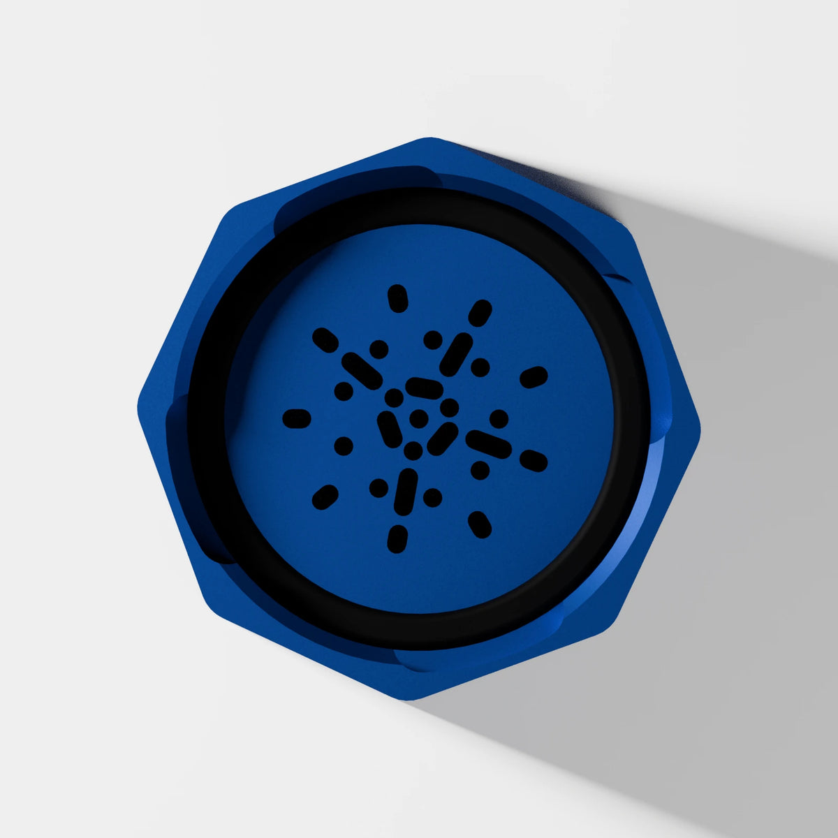 M2/M3 XL Mouthpiece — Sapphire, underside view
