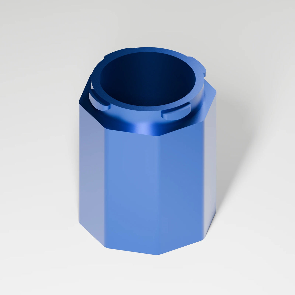 M2/M3 Medium Chamber — Sapphire, three quarter view