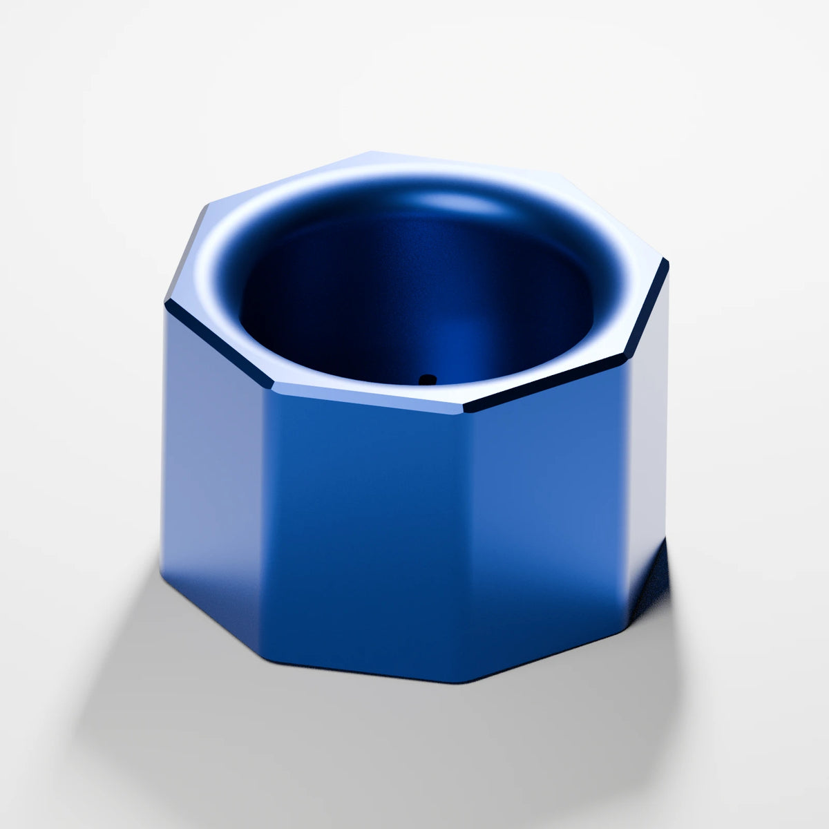 M2/M3 Mouthpiece — Sapphire, opposite view